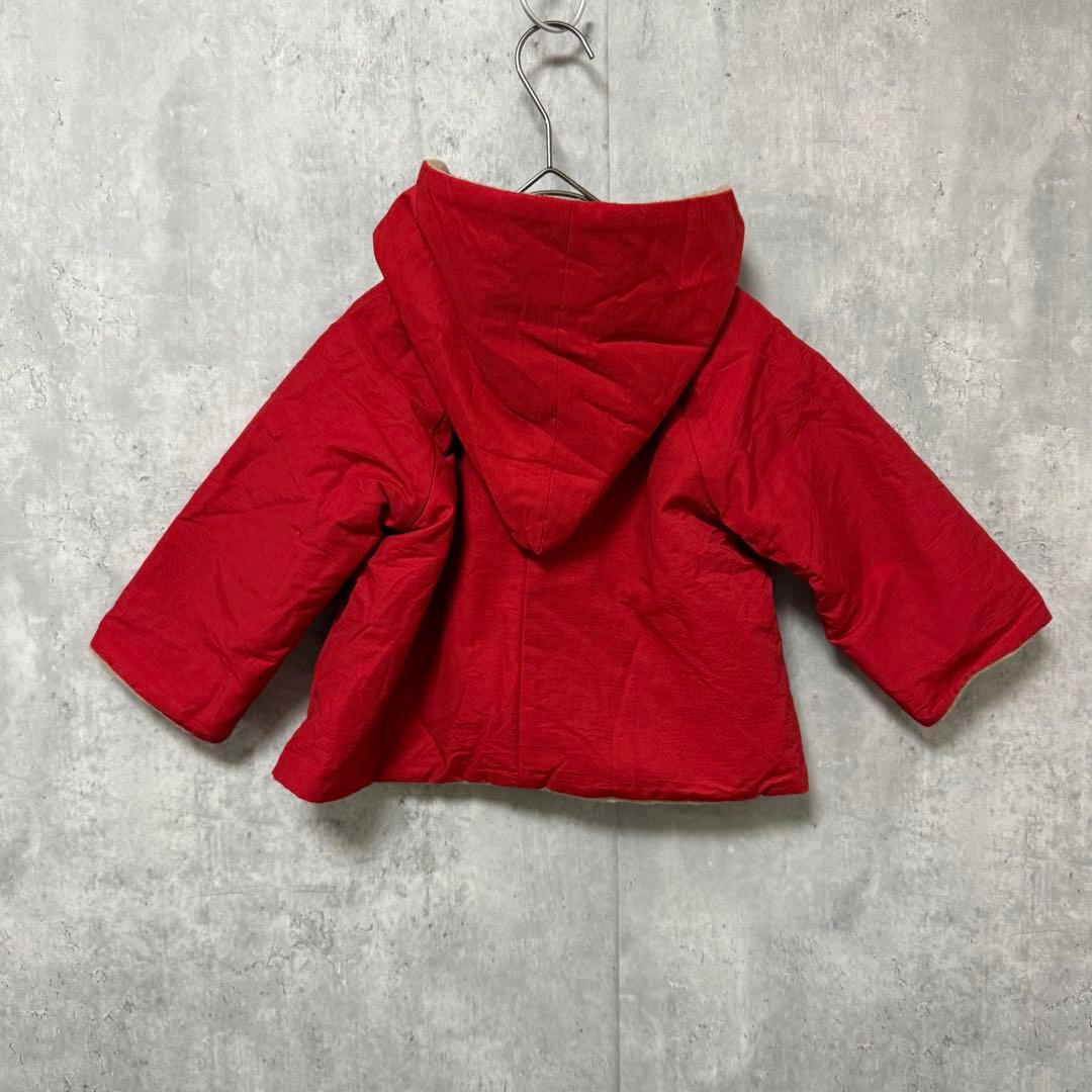 # elfinfolk 赤 フード付きダウンジャケット こびとジャンパー