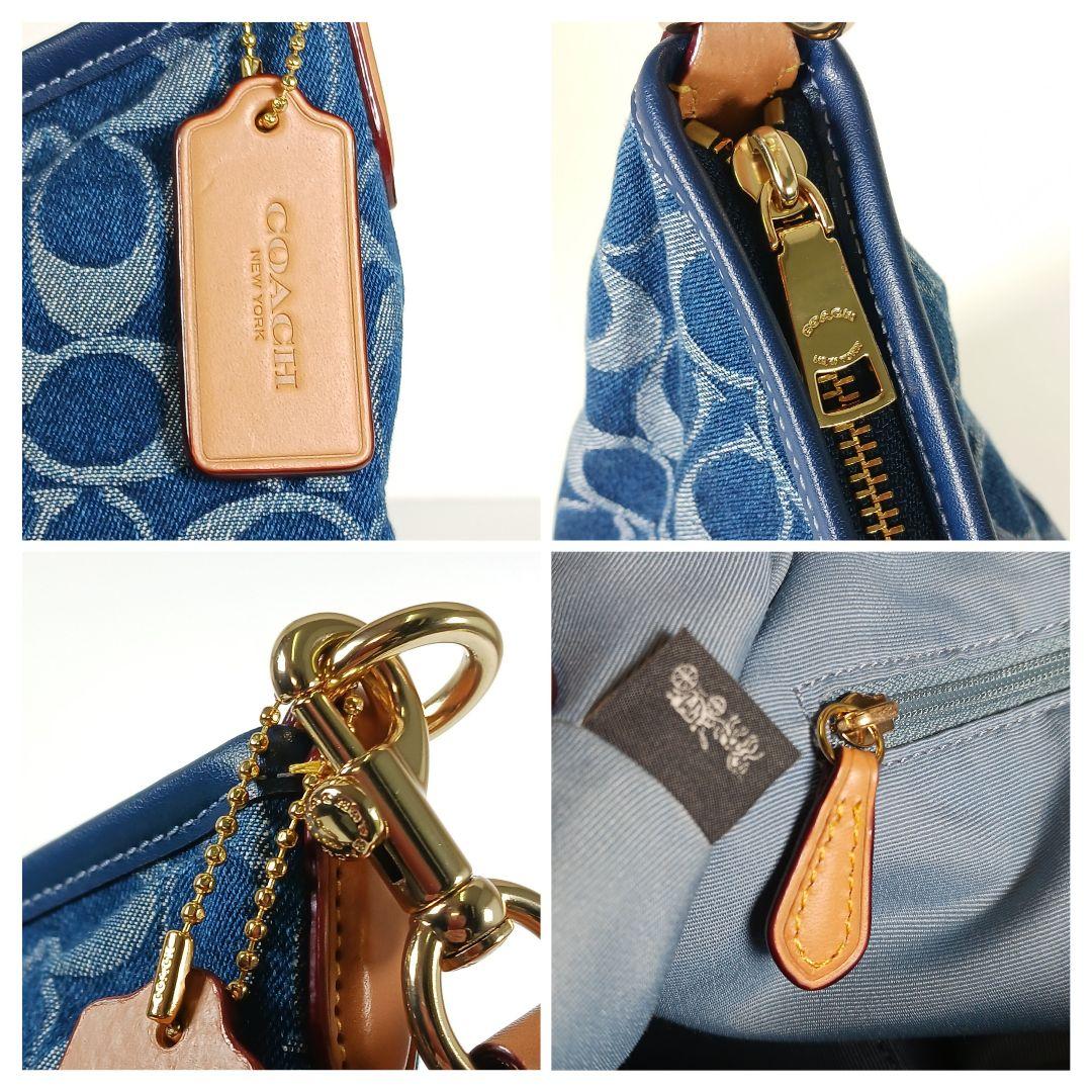 ✨極美品✨コーチ　ローレル　ショルダーバッグ シグネチャーデニム　2way