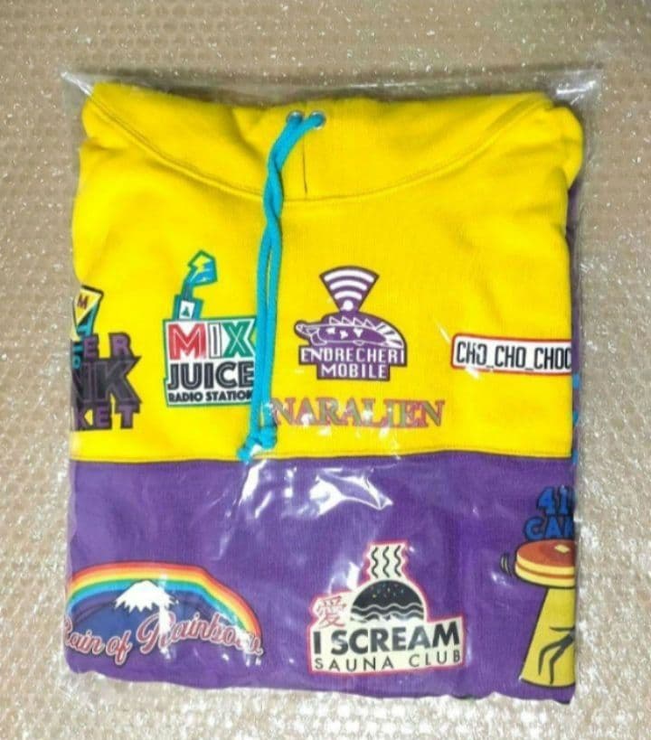 ENDRECHERI. フーディー(パープル×イエロー) ENDRECHERI. フーディー