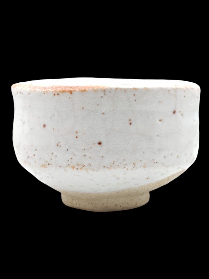 茶道具 表千家【即中斎書付】【十二代加藤景秋】『志野 茶碗・銘 陸奥』