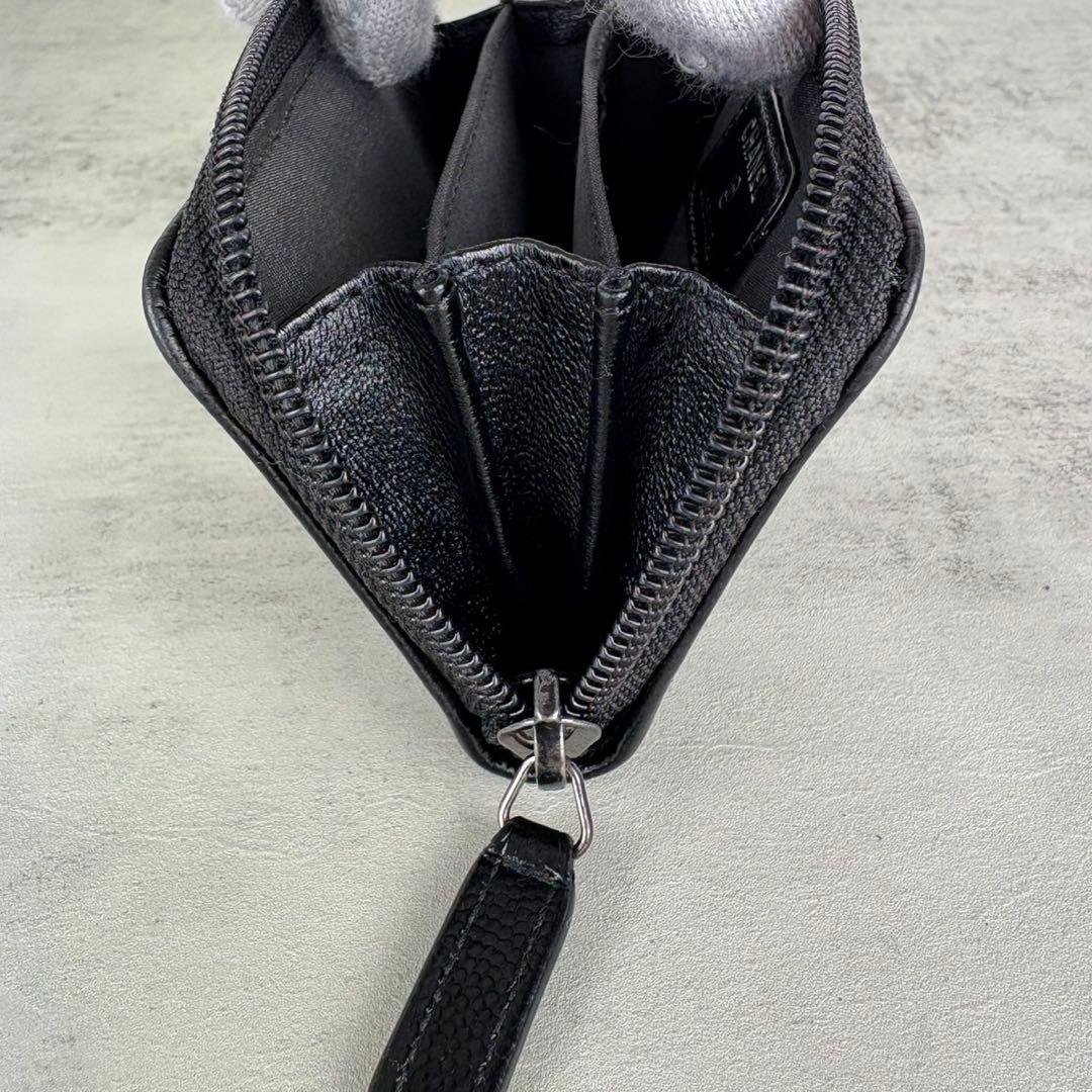 CHANEL ボーイシャネル　キャビアスキン　ケース　カードケース　財布