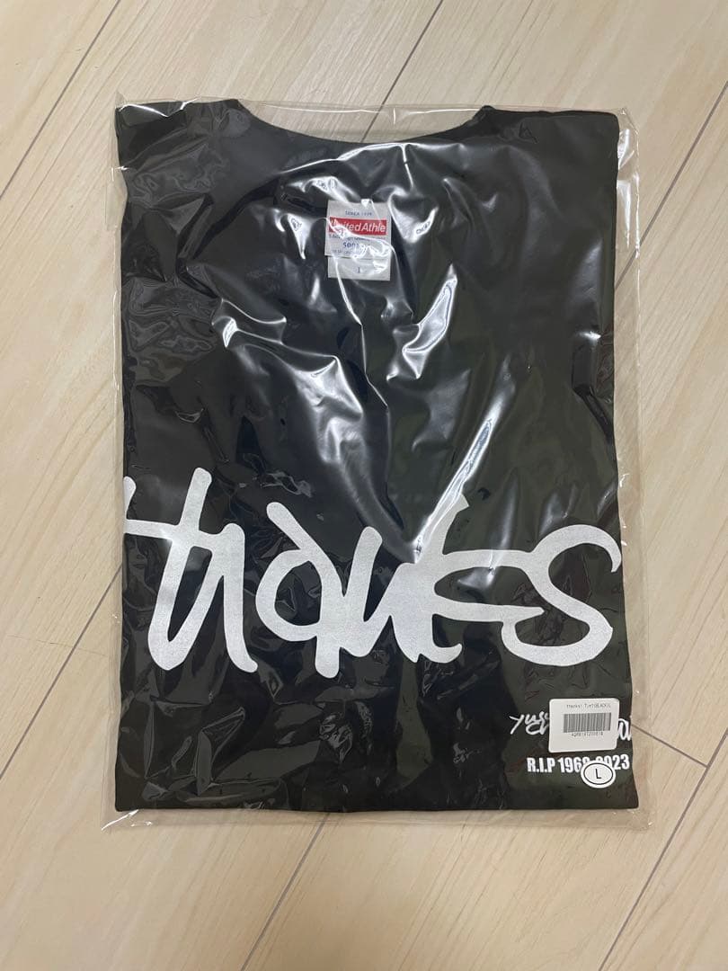 新品未開封】 チバユウスケ thanks！Tシャツ（BLACK）Lサイズ - メルカリ