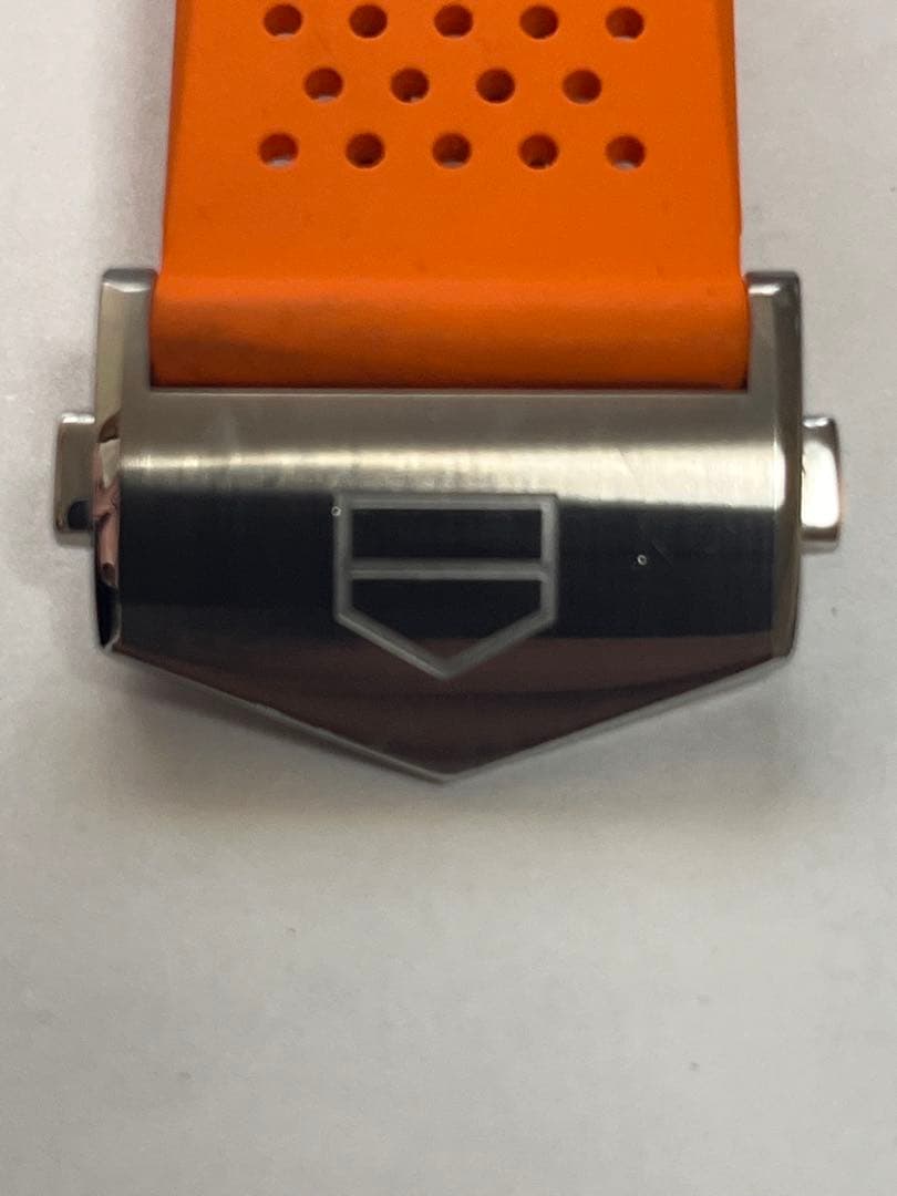 ジロー★タグホイヤー★コネクテッド★ラバーストラップ★オレンジ