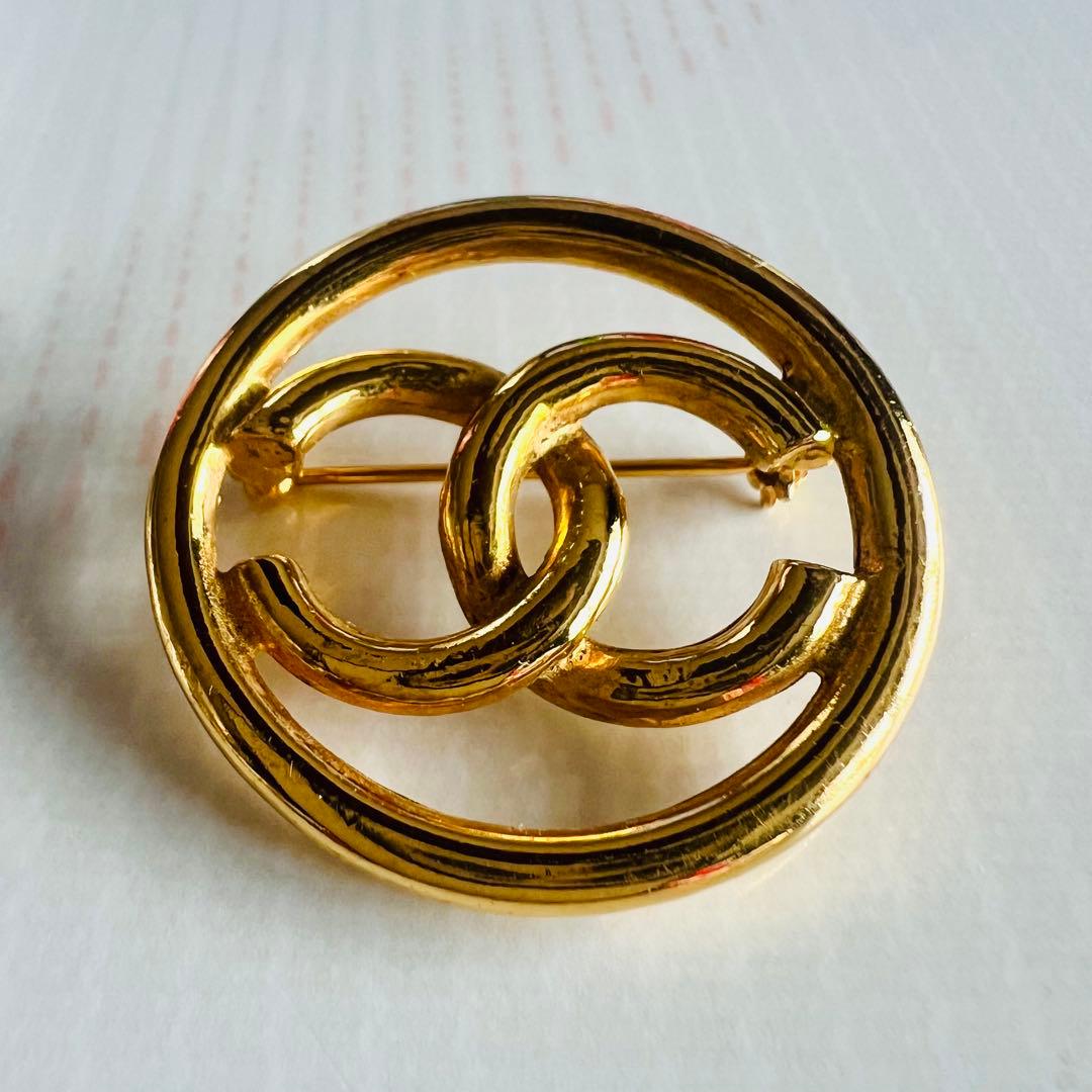 ⭐️シャネル CHANEL ココマークヴィンテージゴールドブローチ 1271