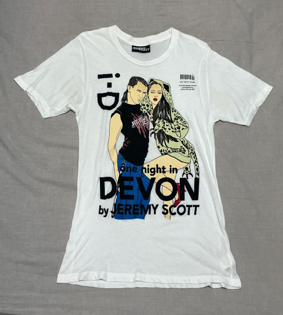 レア JEREMY SCOTT ジェレミースコット i-D DEVON Tシャツ レア JEREMY SCOTT ジェレミースコット i-D DEVON Tシャツ