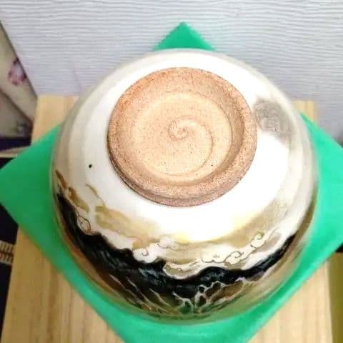 茶碗、赤富士、粉引、寺尾陶象作、くた24番 ホビー・楽器・アート