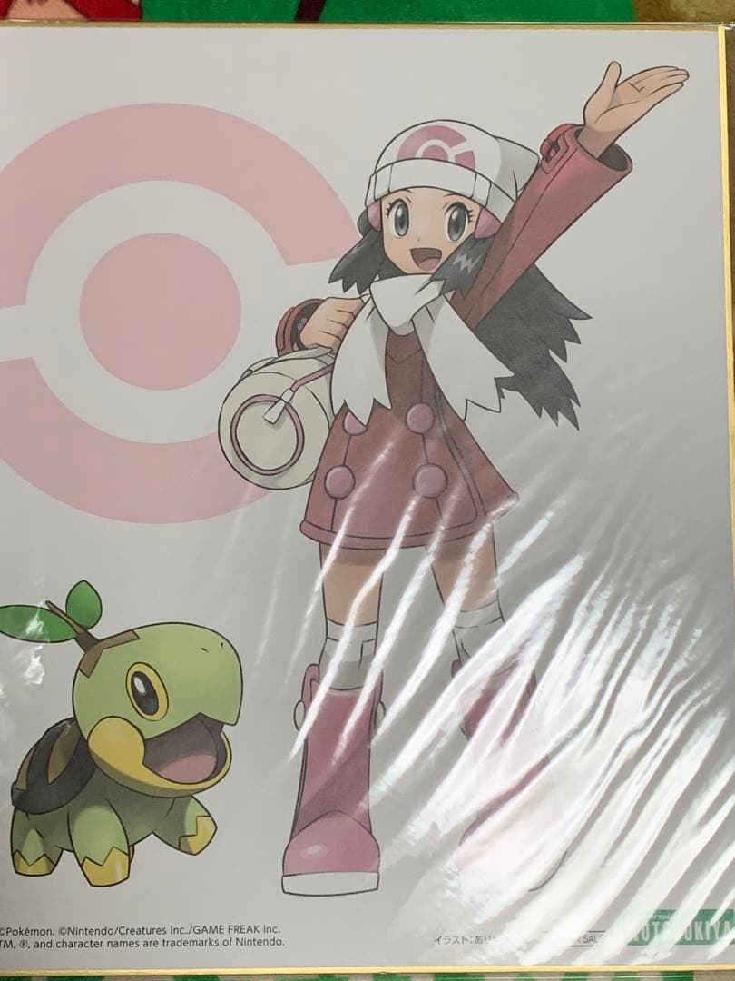 フィギュア ARTFX J ヒカリ with ナエトル ＆ イラスト色紙 未開封