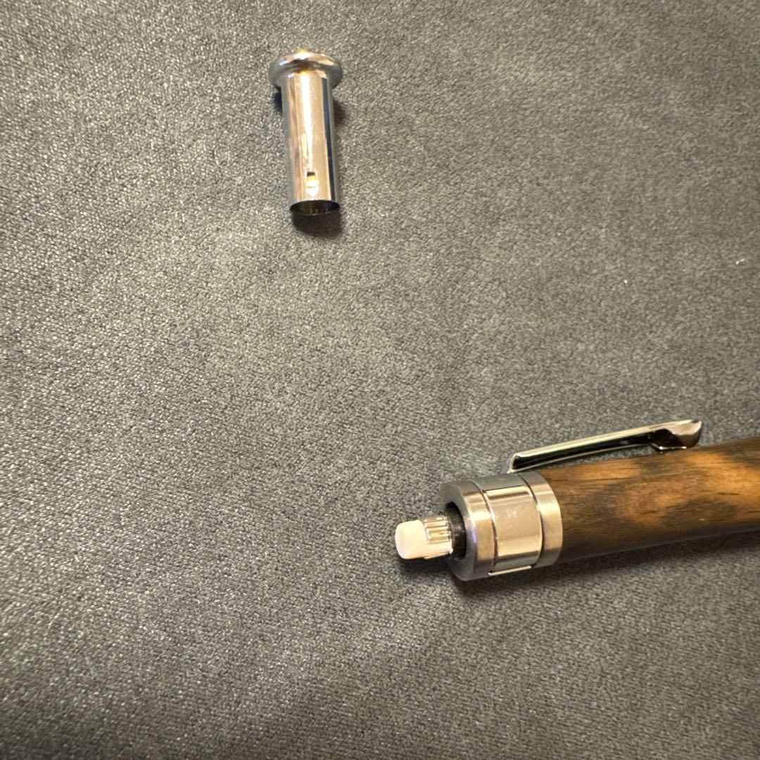 工房楔　ペンシル楔　黒柿孔雀杢