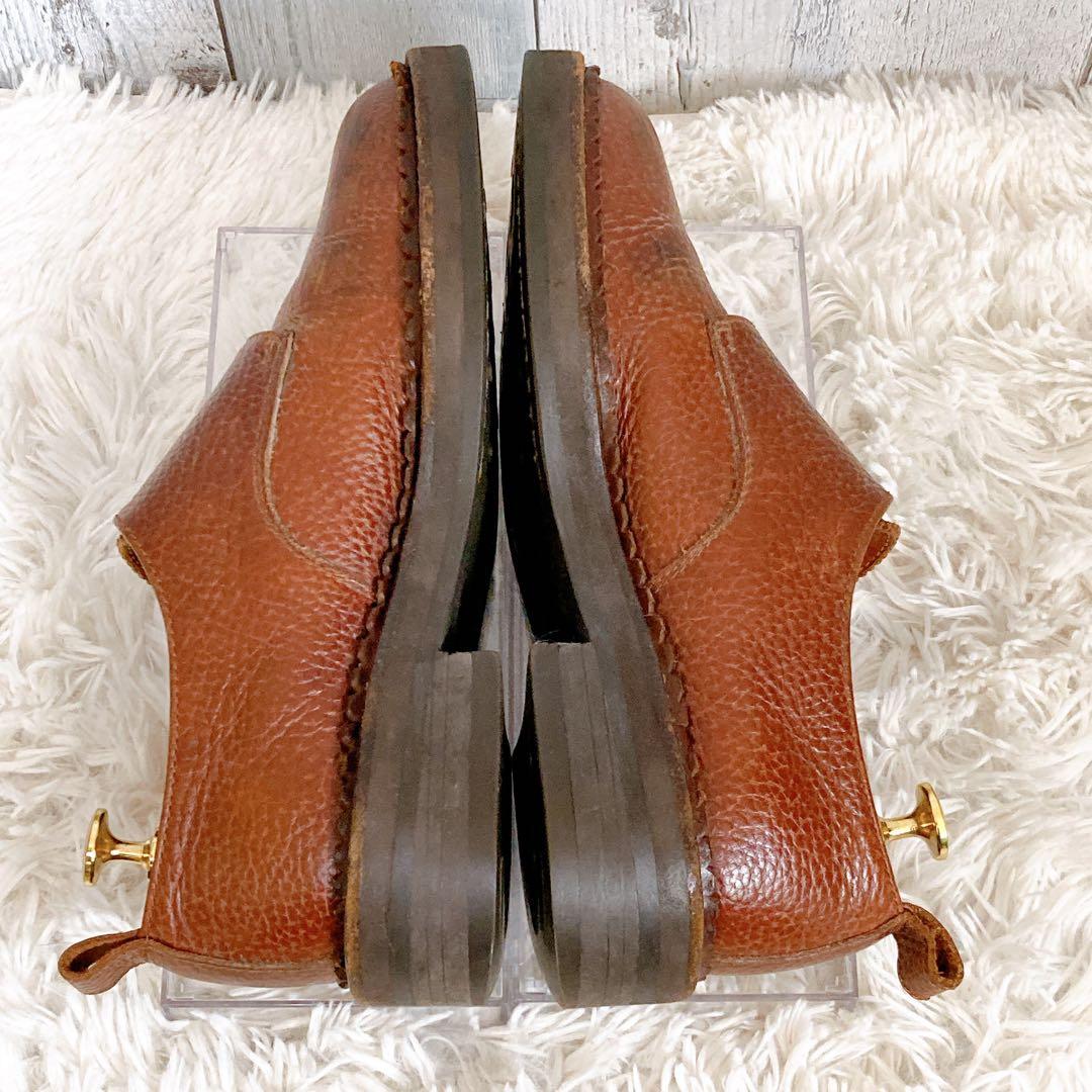 【希少】Hender Scheme ダブルモンク　ビブラムソール　シボ革