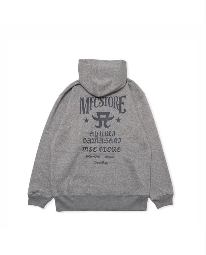 浜崎あゆみ MFC コラボパーカー 仙台限定 グレー Lサイズ 💫情 報 解