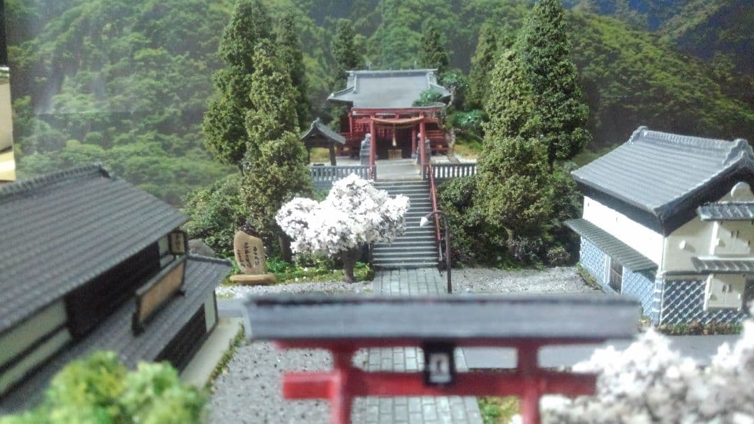 お寺✨お城✨神社ジオラマ‼️鉄道模型、サイズ✨ハイグレード仕上げ
