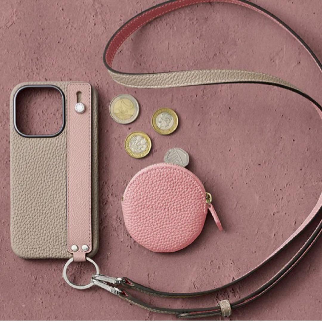 【美品】 ボナベンチュラ スター チェーンキーホルダー シュリンク グレージュ