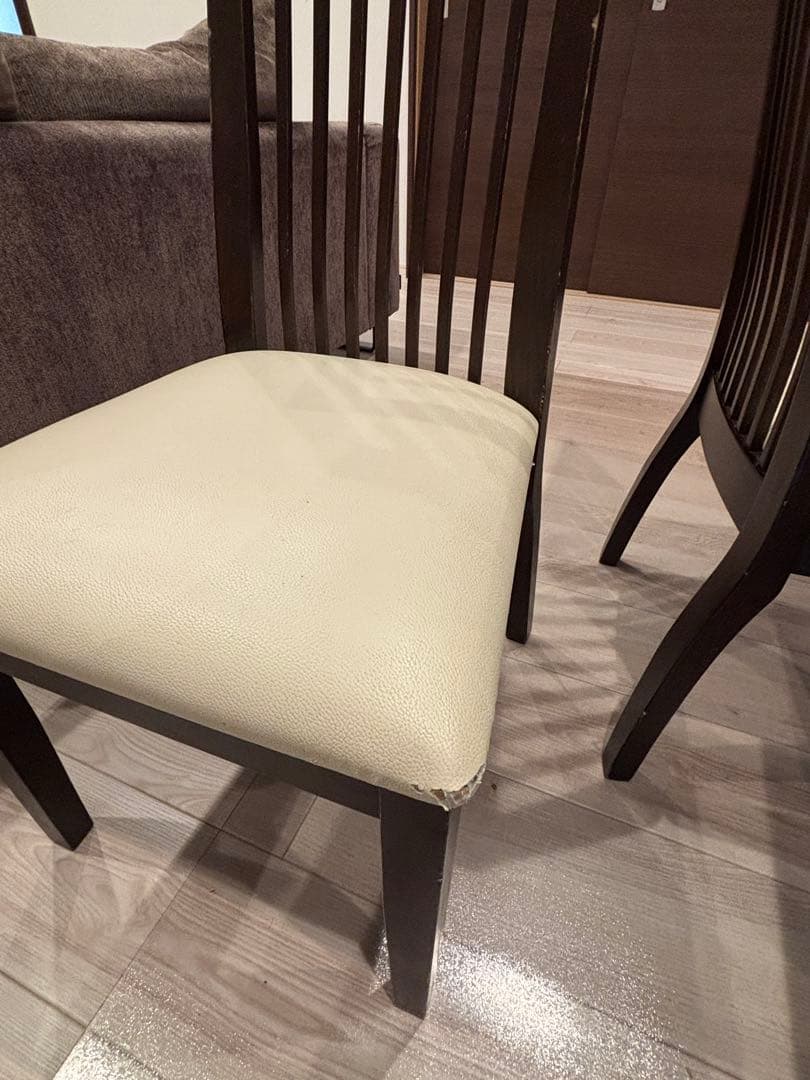 【引き出し付き】ニトリ　ダイニングテーブル5点セット