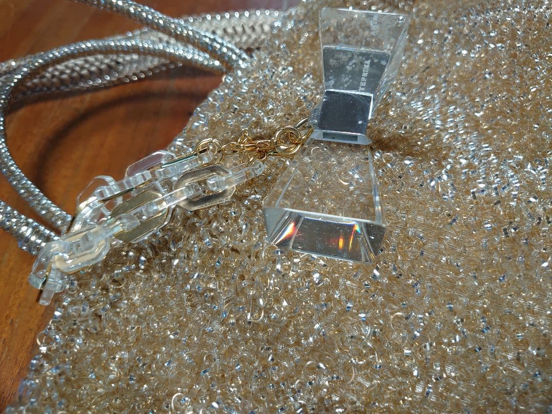 ANTE PRIMAゴールド ビーズ バッグ