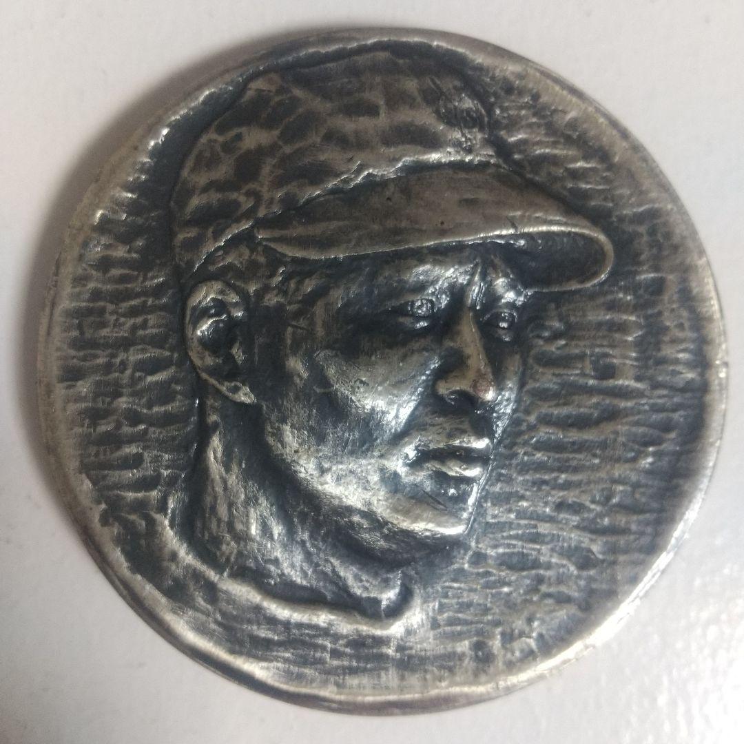 王貞治 大型記念銀メダル GOLDEN PLAYER´S MEDAL