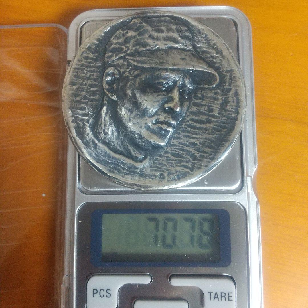 王貞治 大型記念銀メダル GOLDEN PLAYER´S MEDAL