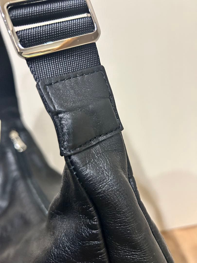 美品　russet ソフトレザーラウンドビッグショルダーバック