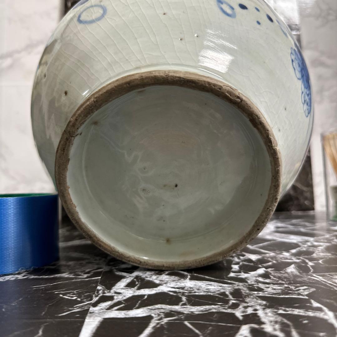 李朝、雲竜図 特大徳利。特製木箱。 - メルカリ