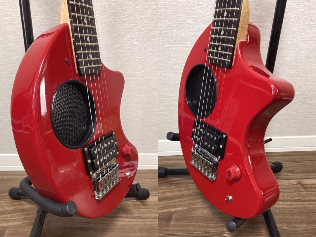 超美品 FERNANDES ZO-3 フェルナンデス 赤 レッド 弦新品