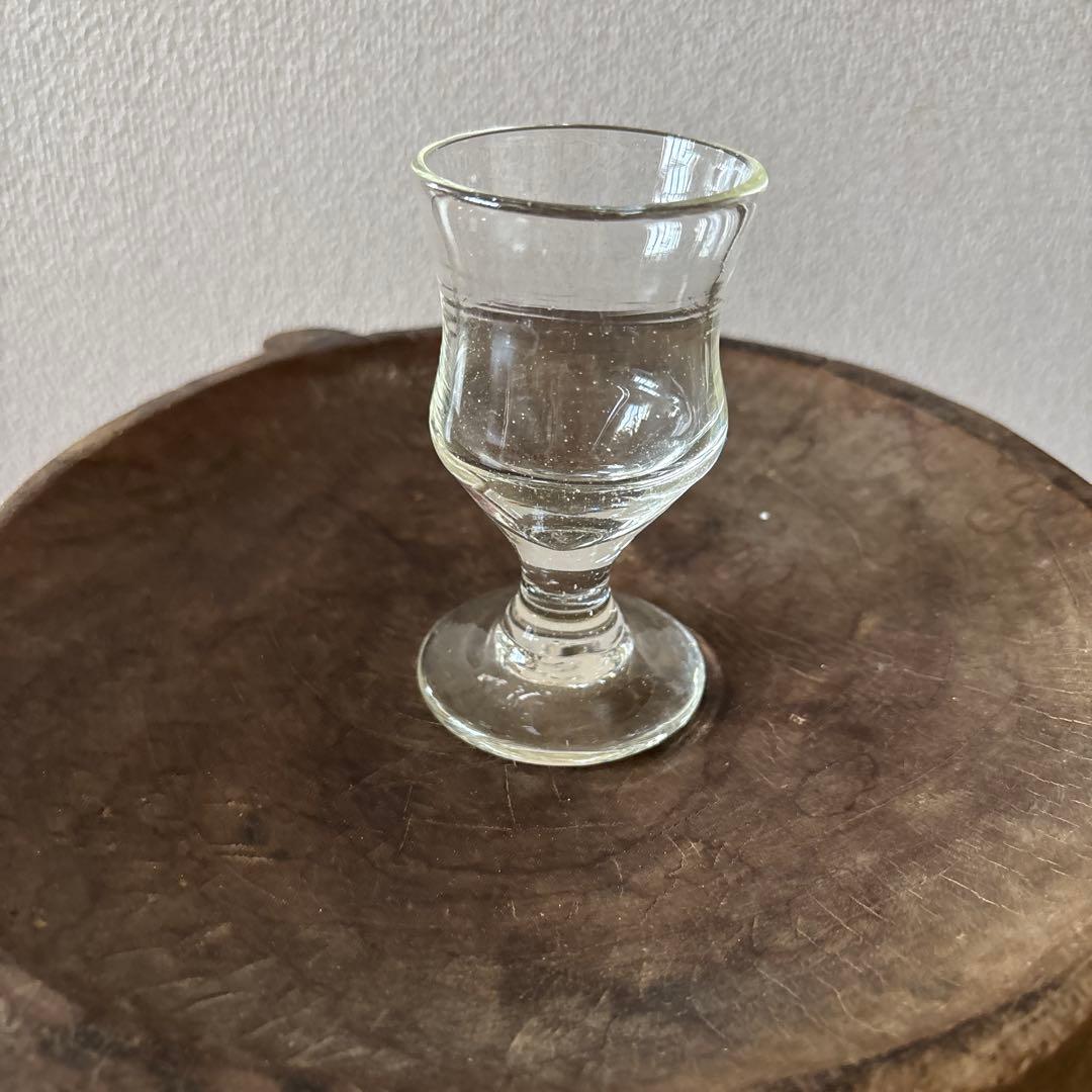 安土忠久氏作 吹きガラスワイングラス2個セット