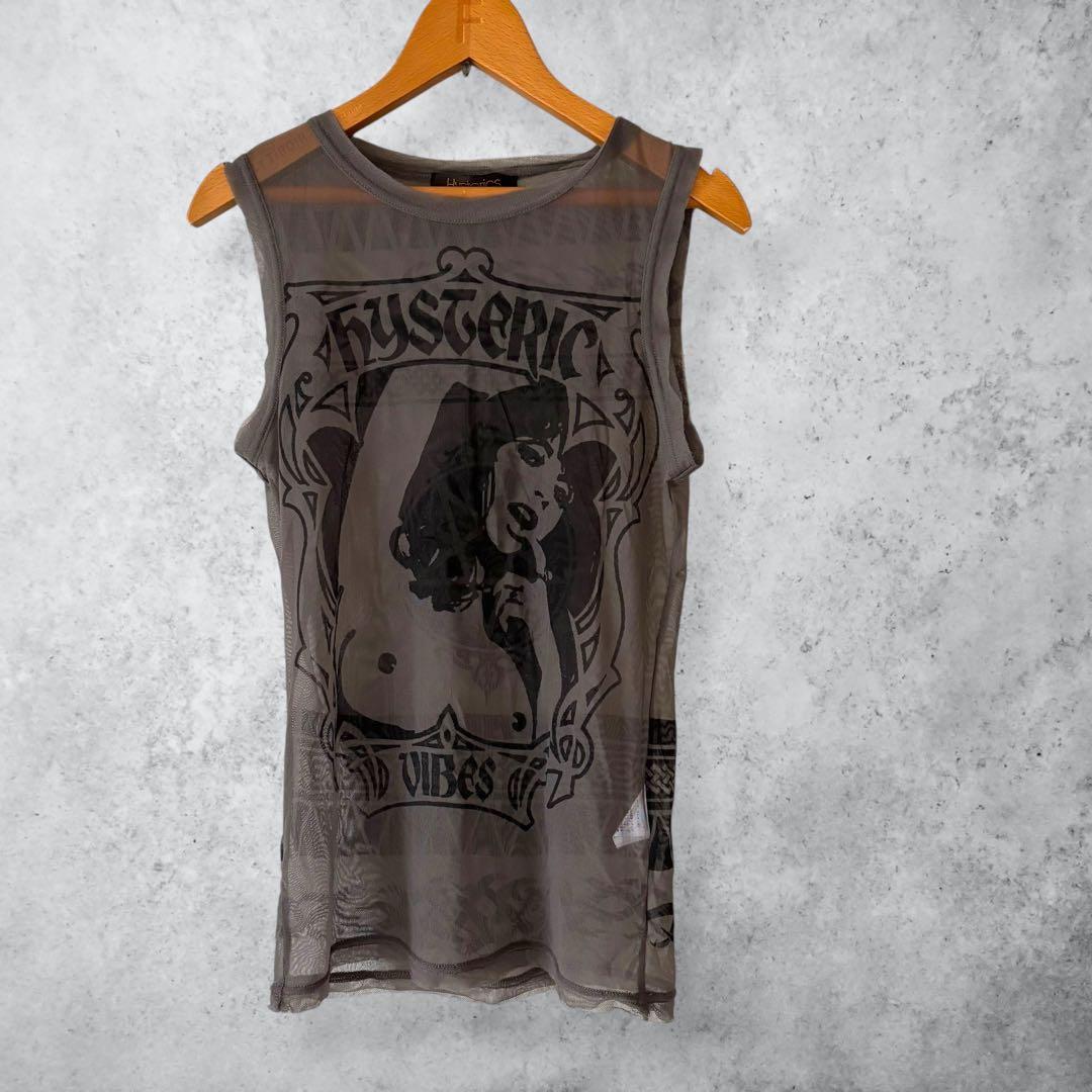 HYSTERICS ヒスガール パワーネット メッシュ シアー トップス