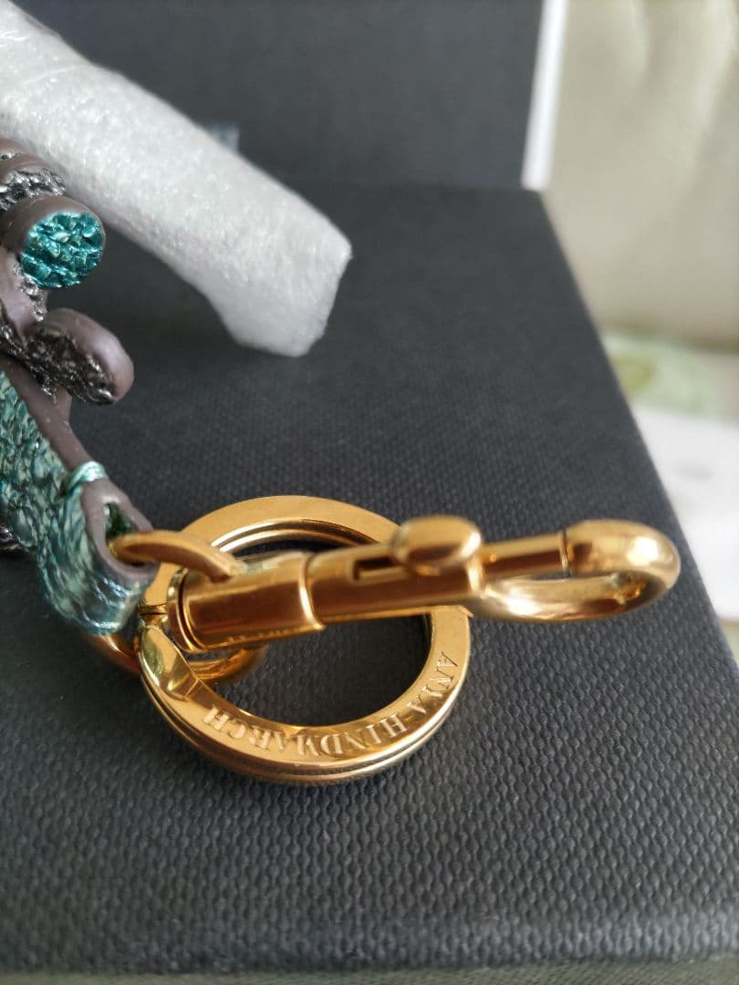 新品未使用アニヤハインドマーチ　ケース　ミニバッグ　チャーム　キーホルダー