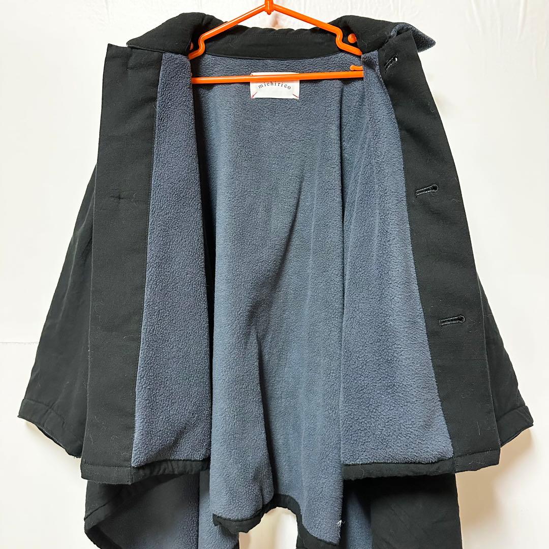 《ひかる》美品♡michirico ミチリコ アシンメトリー コート L