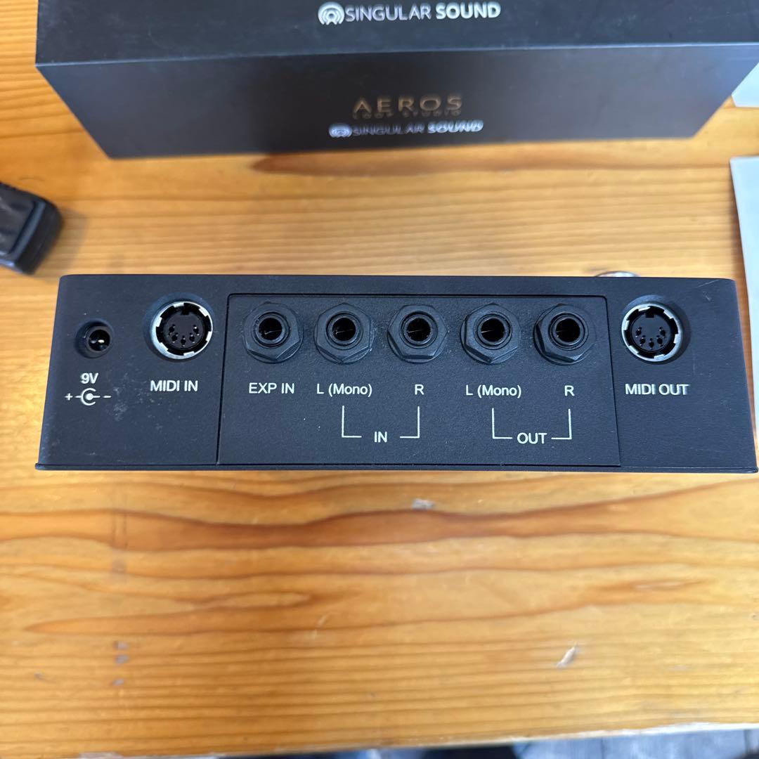 Singular Sound AEROS loop studioルーパーペダル