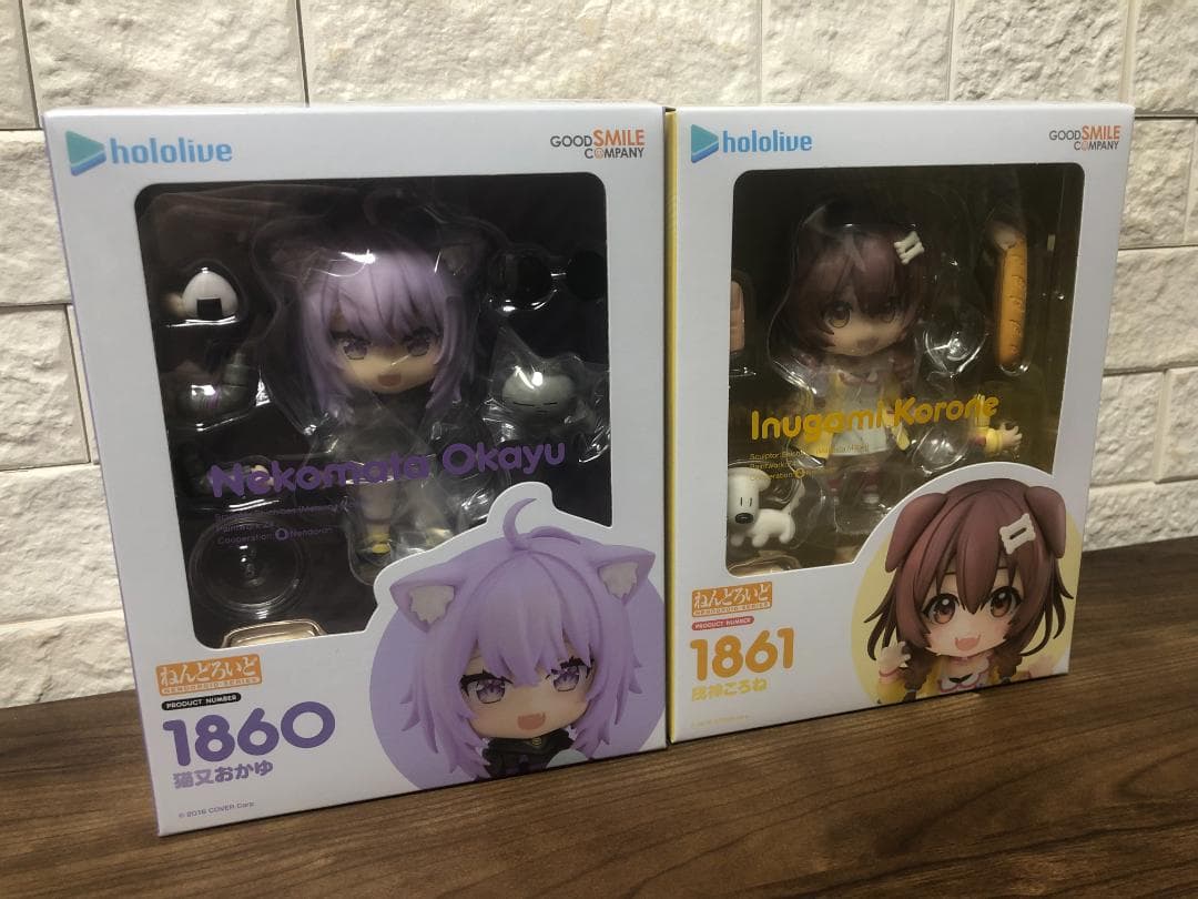 ねんどろいど ホロライブ 猫又おかゆ 戌神ころね セット