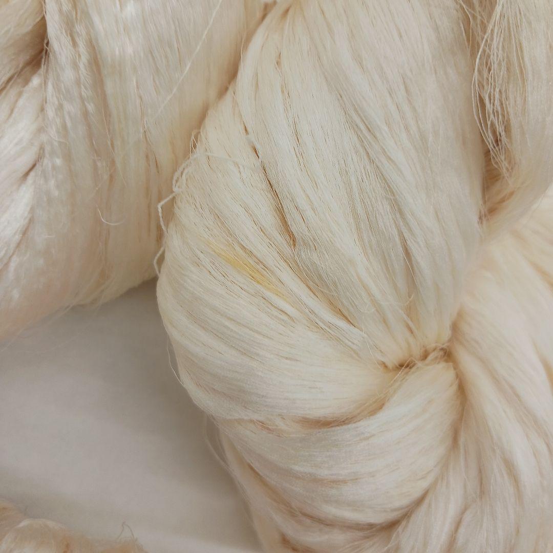 たぬき極細糸、黄色絹糸セット