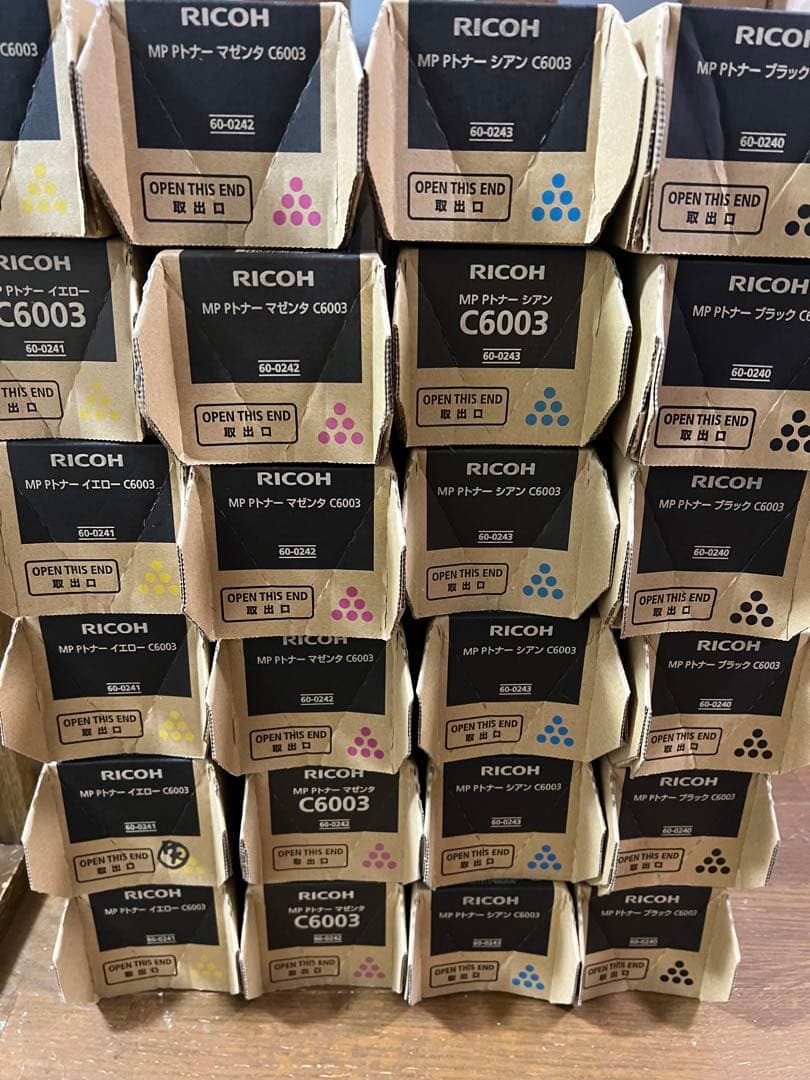 RICOH純正トナー6003 24本set RICOH純正トナー6003 24本set RICOH純正