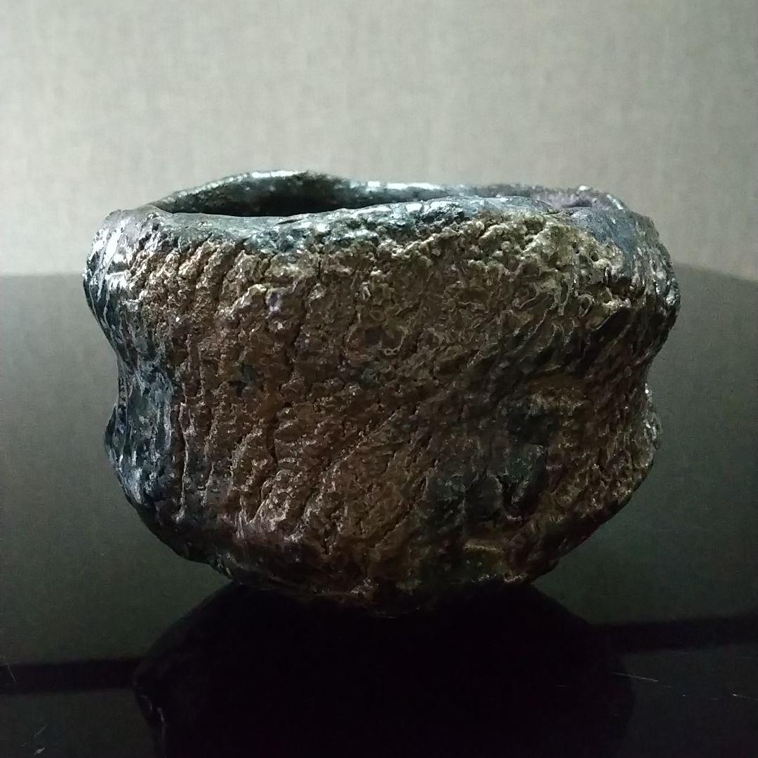 【備前焼 茶碗③】備前土釉薬茶碗／伝統工芸士 森本 桂／送料込み！