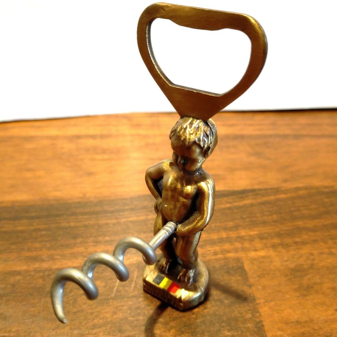 コルクオープナー 栓抜き ベルギー 小便小僧 - メルカリ