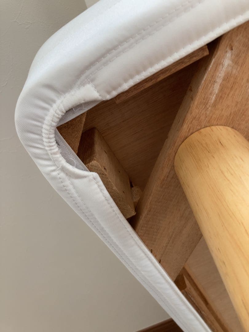 無印良品　シングル 脚付きマットレス ホワイト