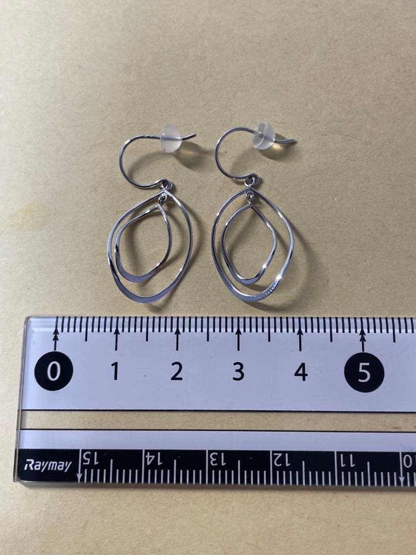 K10WG ピアス ホワイトゴールドの通販はau PAY マーケット - 輸入雑貨