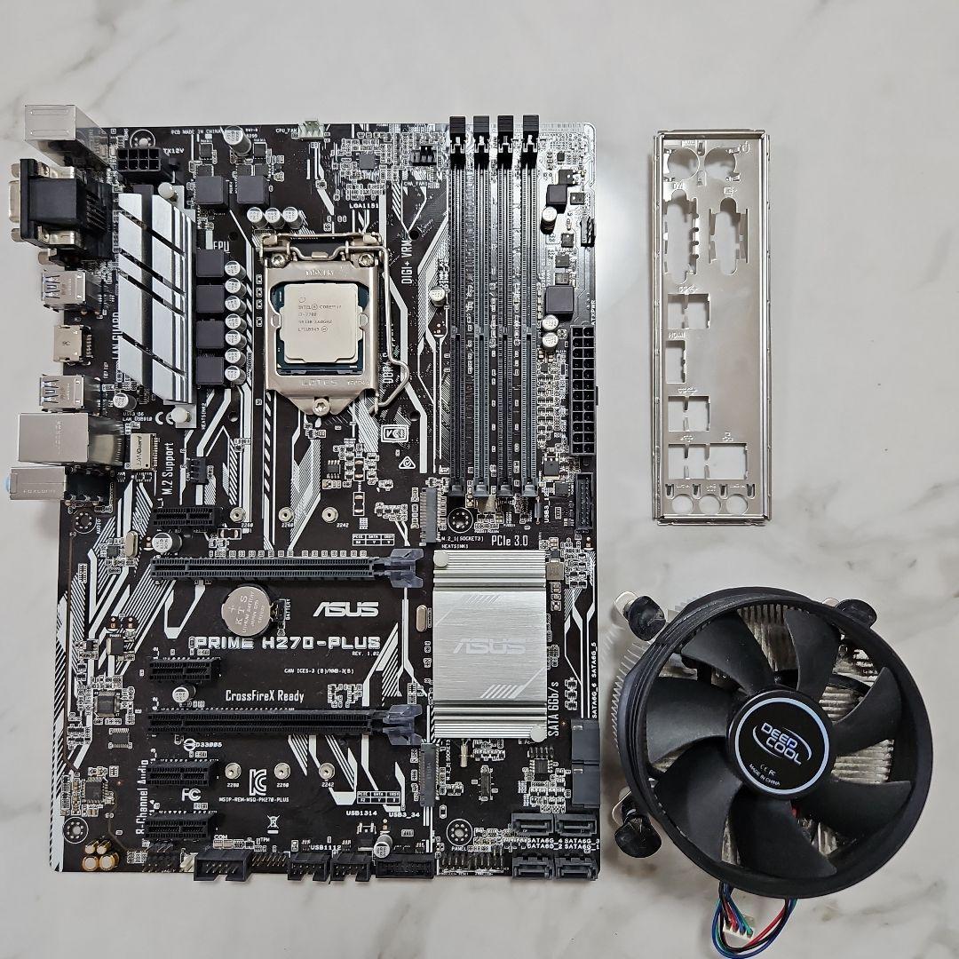 ASUS PRIME H270-PLUS + i7-7700セット Core i7-7700+ASUS PRIME H270-PLUS