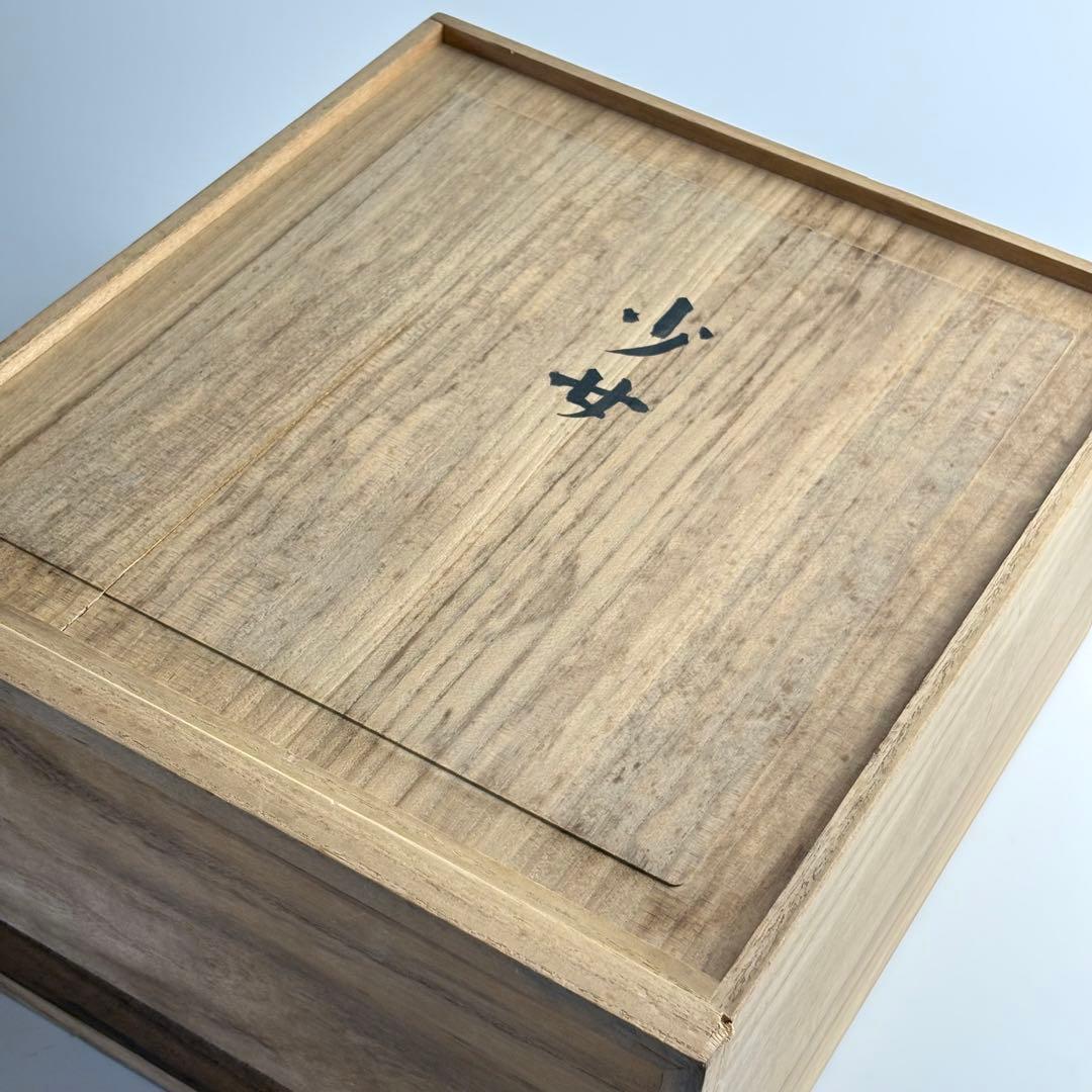 彫刻家 黒田嘉治 作 ブロンズ像 少女 1959年製作 共箱付属 東洋 彫刻