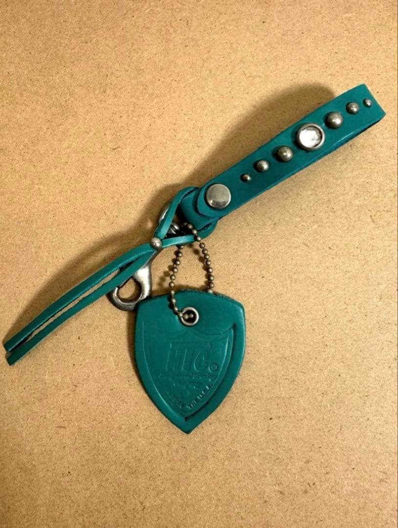 HTC Snap Key Holder red stone ターコイズレザー