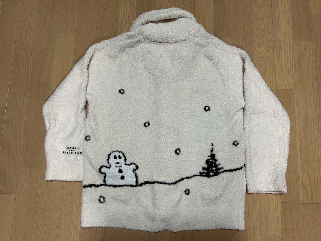 【美品＆未使用あり】ジェラートピケ　スヌーピー　もこもこ　上下セット