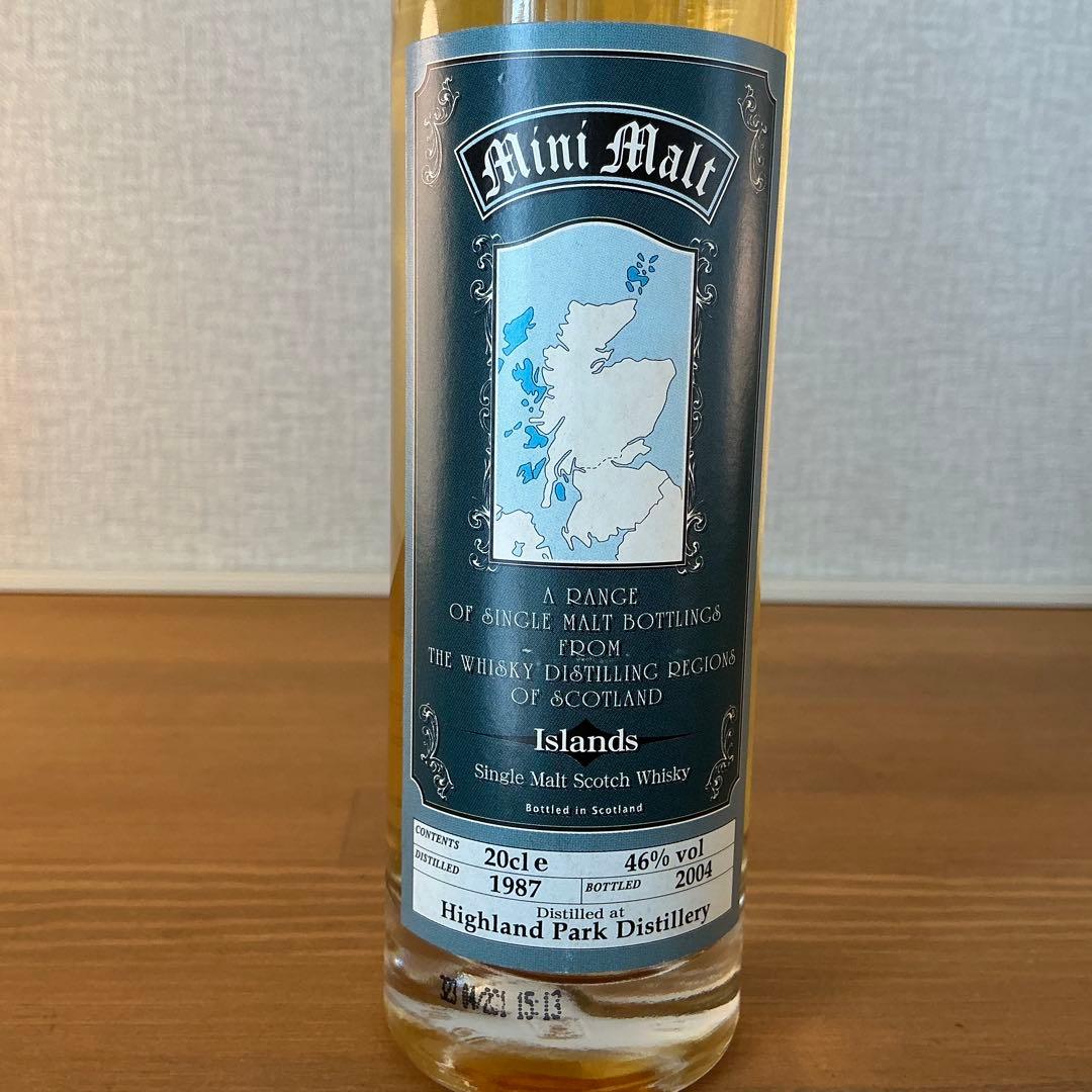 ハイランドパークMini Malt 1987-2004 20cl 46% - メルカリ