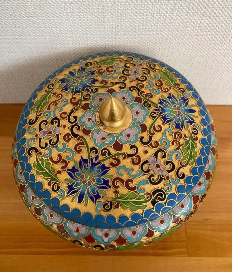 七宝焼　香合　小物入れ　トレー