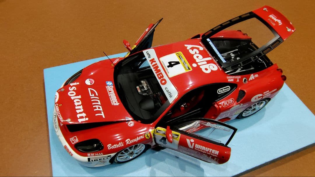 フェラーリ　1/18　F430　ミニカー　マテル