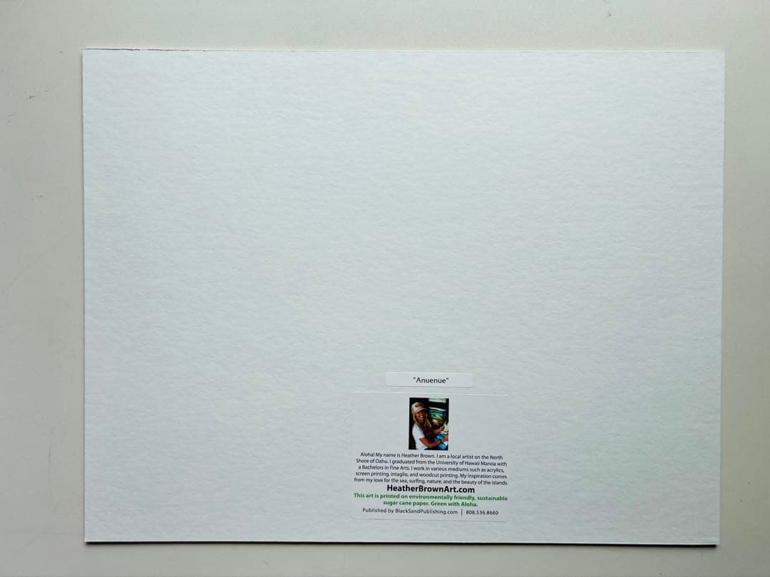 Heather Brown Art Print \"Anuenue\"　アヌエヌエ