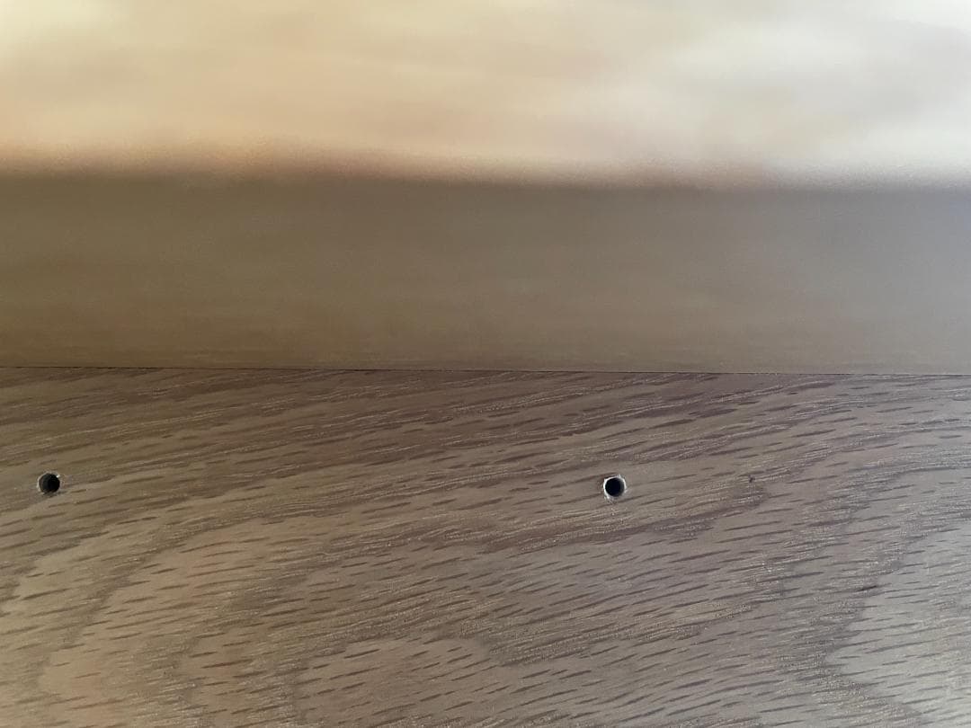 無印良品　節有り オーク無垢材ダイニングテーブル 150