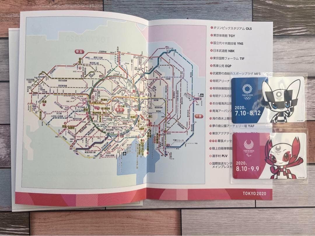 東京オリンピック 交通カード TOKYO2020 TPカード／利用案内付
