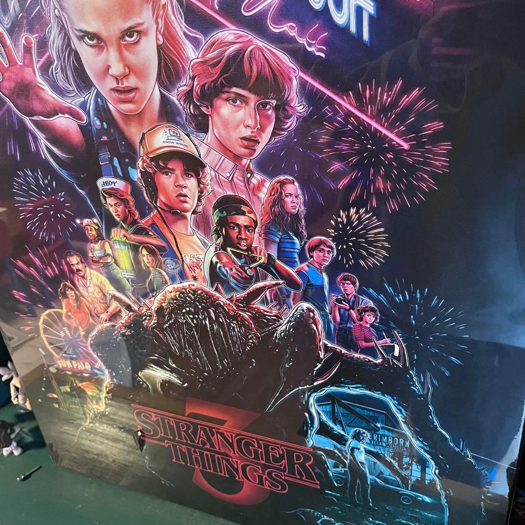 Stranger Stranger Things 3 ポスター キャンパス Things: Season 3