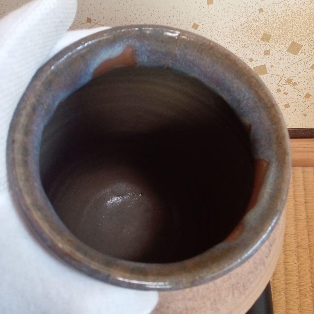 64 昭和レトロ 陶器・磁器シリーズ」土師窯 花壺