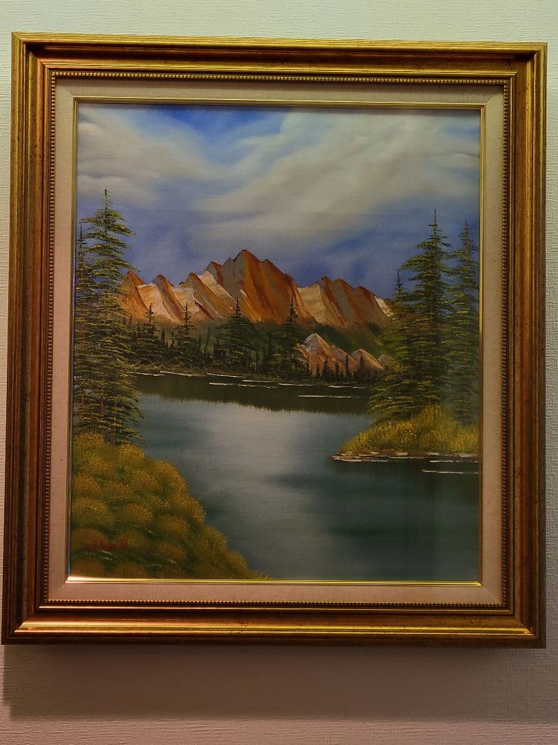 絵画 Brown Mountain