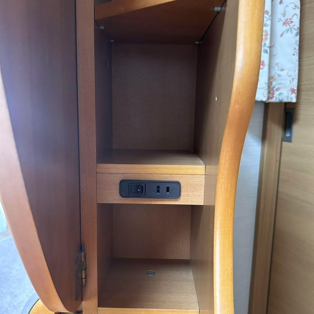 大塚科学 大塚家具 ドレッサー 鏡台 姿見 化粧台 収納テーブル