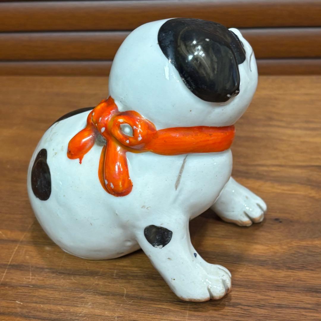 江戸時代古伊万里可愛い犬狛犬